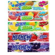 모리나가 하이츄57g 5종세트 (레몬맛+자몽맛+파인애플맛+포도맛+딸기맛), 1개