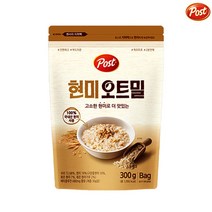 포스트 간편식사 영양식 다이어트 100%국산 고소한 현미 오트밀 300g, 1개