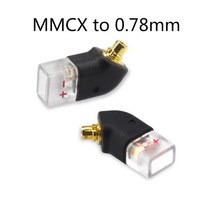 이어폰 연장 케이블 OKCSC 어댑터 MMCX 이어버드 오디오 커넥터 SHURE SE215 SE315 SE846 EAH-TZ700 WESTONE W80 시리즈 0.78 0.75, [03] MMCX to 0.78mm-black, 03 MMCX to 0.78mm-black