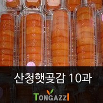 산청곶감10과 23년1월 햇곶감출시 판매1위 기록품, 산청지리산곶감 대10과 중매인직판 낱개포장 선택가능, 대 10과