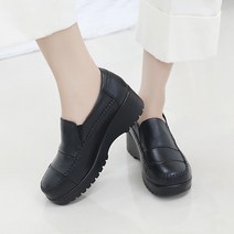 제이슈 가죽 달라달라 통굽 슬립온
