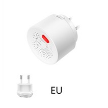 누수센서 스마트안전장비 누수경보기 와이파이 가연성 가스 lpg 누출 센서 알람 스마트 홈 안전 보안 감지기 경고 70dbm 원격 앱 제어 홈 보호, 유럽 ​​연합