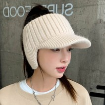 여성겨울골프모자 골프썬캡 여자 여성용 골프웨어, 그레이