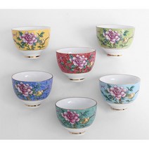 홈파티 동양적 찻잔 인삼주 술잔세트 집들이선물용 전통차용 다도용 숙우 차매니아용