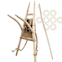 국산 옛날 나무지게 (실제사용 나무지게, L 125-138cm