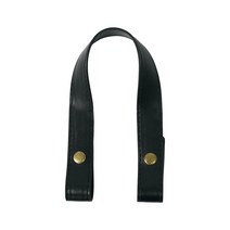 니뜨 똑딱 가죽 스트랩 S, 블랙, 1개