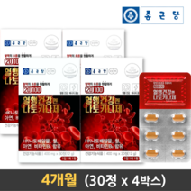 혈행개선 영양제 낫토키나제 30정 종근당 나토키나제 낫또 나또 키나제 나토키나아제 혈액순환 혈행 건강 개선 도움 알약케이스 포함, 4개월분