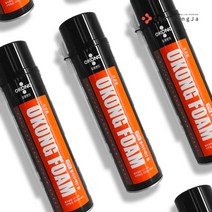 철공자 오공 우레탄폼 스프로우타입 실리콘 스프레이 폴리 방수 발포 난연 일회용 본드, 2개 + 작업장갑