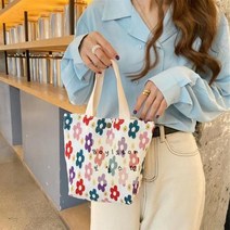 에코백 바캉스 토드백 라이트 가방 피크닉 미니 / 플리츠 소풍 핸드백 주름 숄더백 해변 도시락가방 토트백