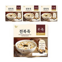 [본죽] 아침엔본죽 전복죽 271.5g, 4개