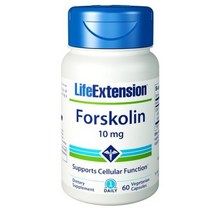 라이프익스텐션 포스콜린 10mg 베지테리안 캡슐, 60개입, 3개