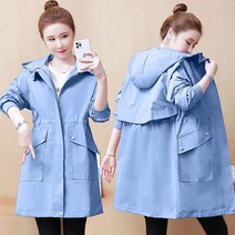 사사로이 여성 코트 야상 사파리 바람막이 데일리 빅 사이즈 포켓 예쁜 미시옷