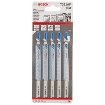 보쉬 철재용 직쏘날 T321AF 132mm 빠른절단 5EA (1SET)직쏘 직소 날 절삭 초경 공작 절삭공구 직소기