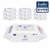 자우버 의약외품 손소독 티슈 대용량 캡형 50매 10팩, 단품, 단품