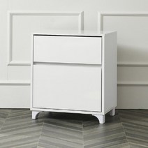 600X700 그레이 2단 서랍장 수납장 다이 선반 이단, 화이트