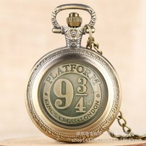 쿼츠시계 클래식 중간사이즈 스티커가 있다 오회중시계 해리포터 934 승강장 DIY 자주 스티커패치 공급 2767390199, 청 고색 타입 식 2