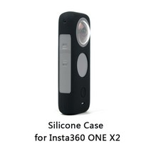 Insta360 ONE X2 렌즈 가드/마이크 어댑터/렌즈 캡/고속 배터리 충전 허브/총알 시간 코드/유틸리티 프레임, 07 Silicone Case