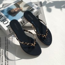 [당일출고] 꼼꼼구두 젤리 에나멜 편한 여성투톤 쪼리 샌들 슬리퍼 플립플랍(1.5cm)