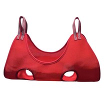 WJSHOP 애완 동물 미용 해먹 도우미 강아지 내구성 유용한 도구 목욕 네일 클립을위한 구속 가방, 레드엠