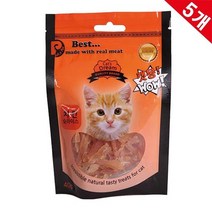캣몽 치킨 슬라이스 40g x5 고양이간식 영