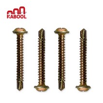 [황금스틸] 갑을화스너 와샤머리 와셔머리 양날피스 직결피스 철판 판넬 각파이프 13mm 16mm 19mm 25mm 32mm 38mm 50mm 64mm 75mm, #8-19 1봉지