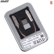 꼬다리dac 휴대용dac 끝판왕 2세트 USB 타입 C ~ 3.5mm DAC 앰프 이어폰 앰프 디지털 디코더 AUX 오디, 02 B