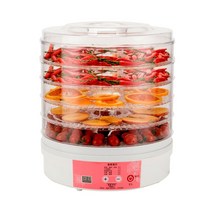 가정용 식품건조기 미니 과일 야채 음식 생선 말리기 강아지 고추 감말랭이 소형 고구마 간식, 핑크 터치 패널 5단