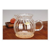 탕관 잎차도구 뚜껑없는티팟 차우림 유리 숙우 380ml 전통공예잔 티타임도구 식힘그릇, 상세페이지참조