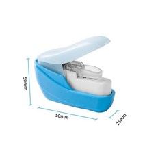 책 종이 스테이플러 미니 휴대용 스테이플리스 사무용품, as pic