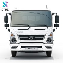 [썬팅메카] 대형화물차 전면앞유리 수축열성형 썬팅필름, 메탈블랙30%