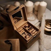 쥬얼리 박스 귀걸이 보관함 악세 서리 정리대 사리 거치대, 스카이블루