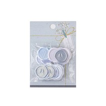 PVC 스티커 컬러 실링 왁스 도장 디자인 입체 엠보싱 편지 엽서 폰꾸 다꾸 데코 다이어리 꾸미기, 11 : 옐로우캔디