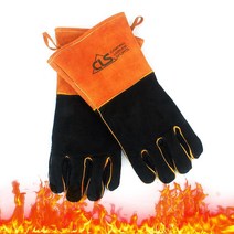 부드러운 소가죽 재질 내열 방열장갑 소방용장갑 방한기모장갑 손보호