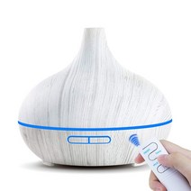 초음파 가습기 미스트 메이커 550ml 아로마 에센셜 오일 디퓨저 아로마 테라피 전기, 흰 나무, 협력사, 영국