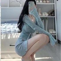 탑보그 그라데이션 트럼펫 슬리브 소프트니트 탑(3컬러)