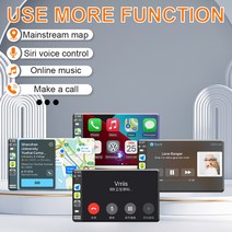 카플레이 동글 Vrriis 3.1 업그레이드 무선 카플레이 Cplay2air 애플 어댑터 동글 아우디 A3 A4 A5 A6 A7 Q, 14 e-tron GT
