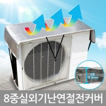 8중 난연 에어컨실외기 절전커버 열차단덮개 차양막