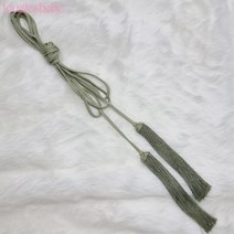 4번 성인 남성한복 술띠 고급 심플 도포끈 매듭띠 한복장신구 남자 결혼식 웨딩 촬영 악세사리 소품 신랑한복 장신구