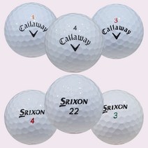 [트리거 골프]캘러웨이 스릭슨 중고 로스트 골프공 로스트볼 10구 화이트, 스릭슨화이트, A-등급 10알