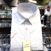 맨하탄셔츠 NC서면점 #가격할인 #단독최저가 반팔 면혼방 베이직 일반핏셔츠(화이트) 24A1222-AB