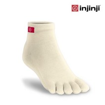 인진지 발가락양말 라이너 띠너 물집방지 양말, S(215-250), 뉴라이너 아이보리