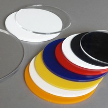 원형 아크릴 레이저 가공 백색 5mm, 65cm 두께 5mm 백색