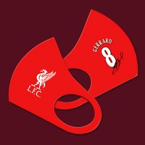 주문제작 축구 리버풀 스티븐 제라드 싸인 입체 패션 마스크