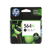 HP 대용량 정품잉크 NO.564XL, CN684WA 검정, 1개