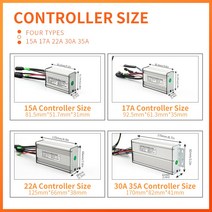 Ebike KT 컨트롤러 및 LCD 디스플레이 허브 모터 전기 자전거 부품 36V 250W-1500W, 02 SM WP Plug, 06 LED880