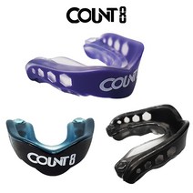 COUNT8 카운트8 마우스가드 CE-8702 마우스피스 복싱 킥복싱 보호용품, 블랙블루