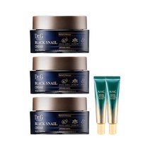 닥터지 블랙 스네일 크림 50ml x3 + AHC 아이크림 시즌9 12ml x2, 상세페이지 참조