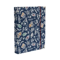 비본 북바인딩 키트 북아트 재료 다이어리 A5 링바인더 만들기 KIT (캠핑블루), 단품