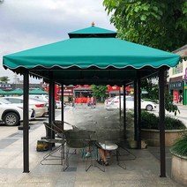 야외 파고라 정자 조립식 파고라 바베큐장, B타입 이미지 참고 3.5x3.5m