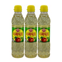 오뚜기 사과식초, 3개, 500ml